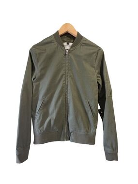 Topman Olive Green Bomber Jacket